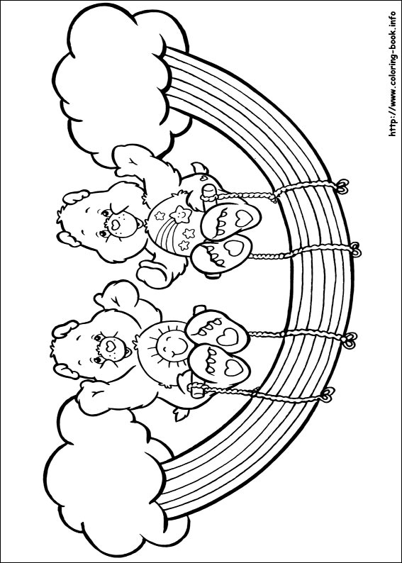 The Care Bears coloring picture